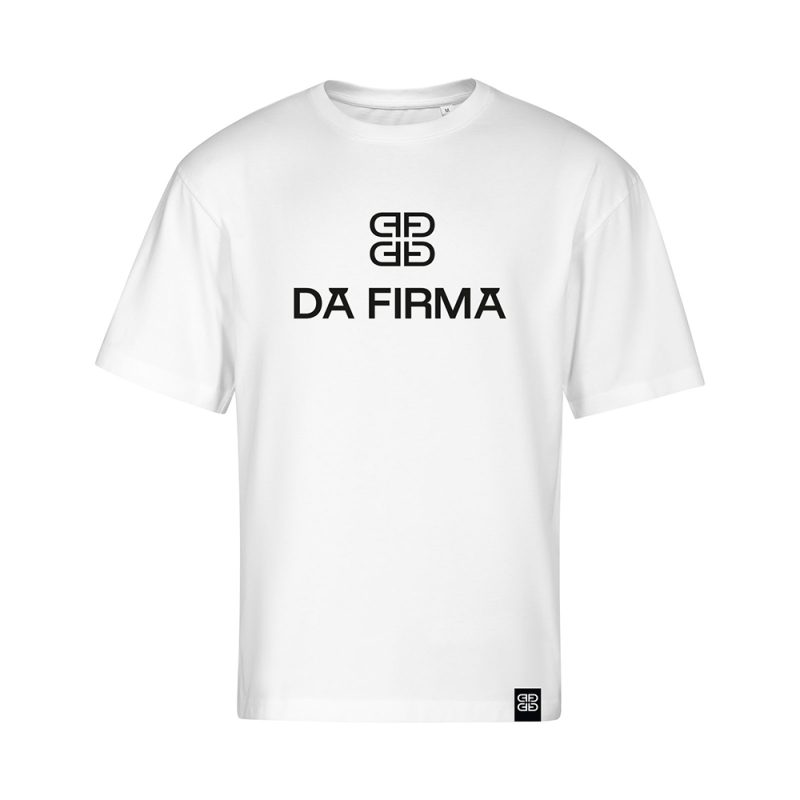 Tricou Oversize Alb M1 - DA FIRMA