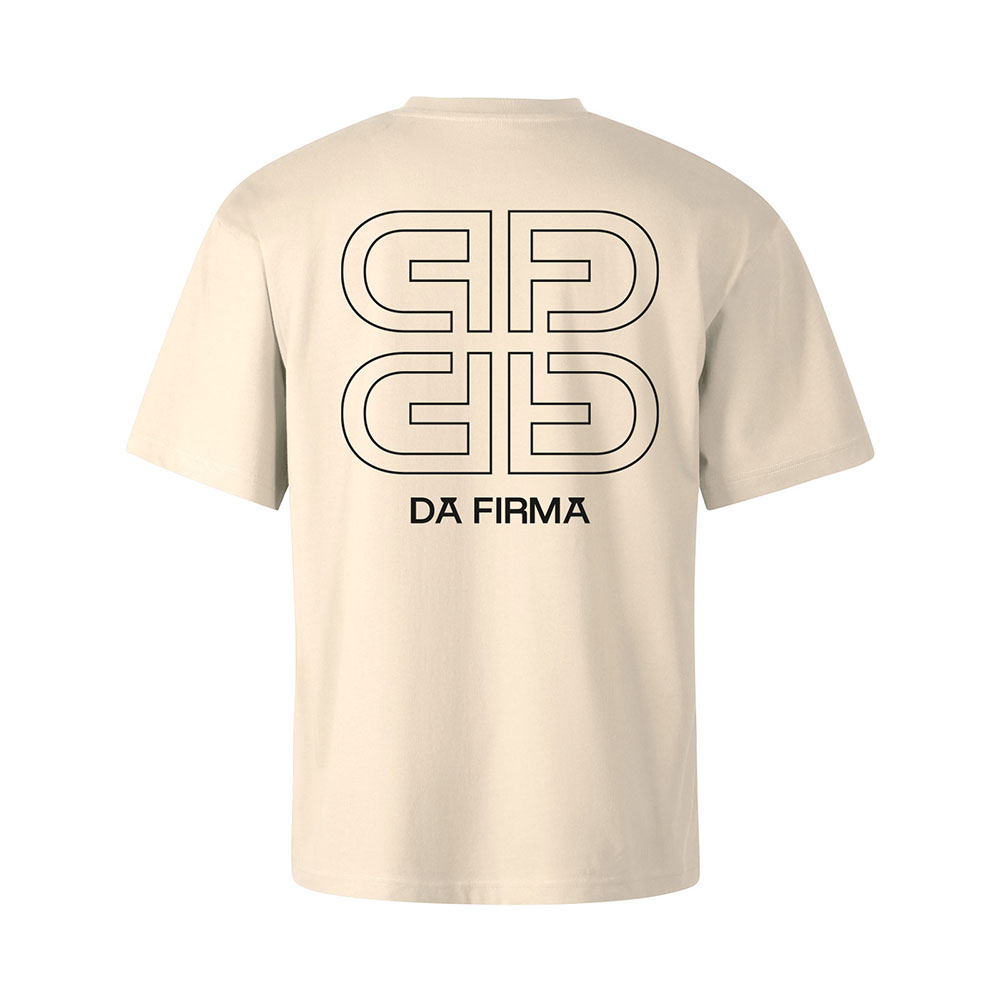 Tricou Oversize Crem M3 - DA FIRMA