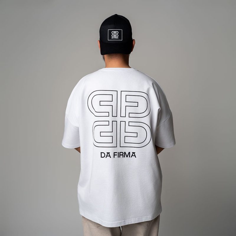 Tricou Oversize Alb M3 - DA FIRMA