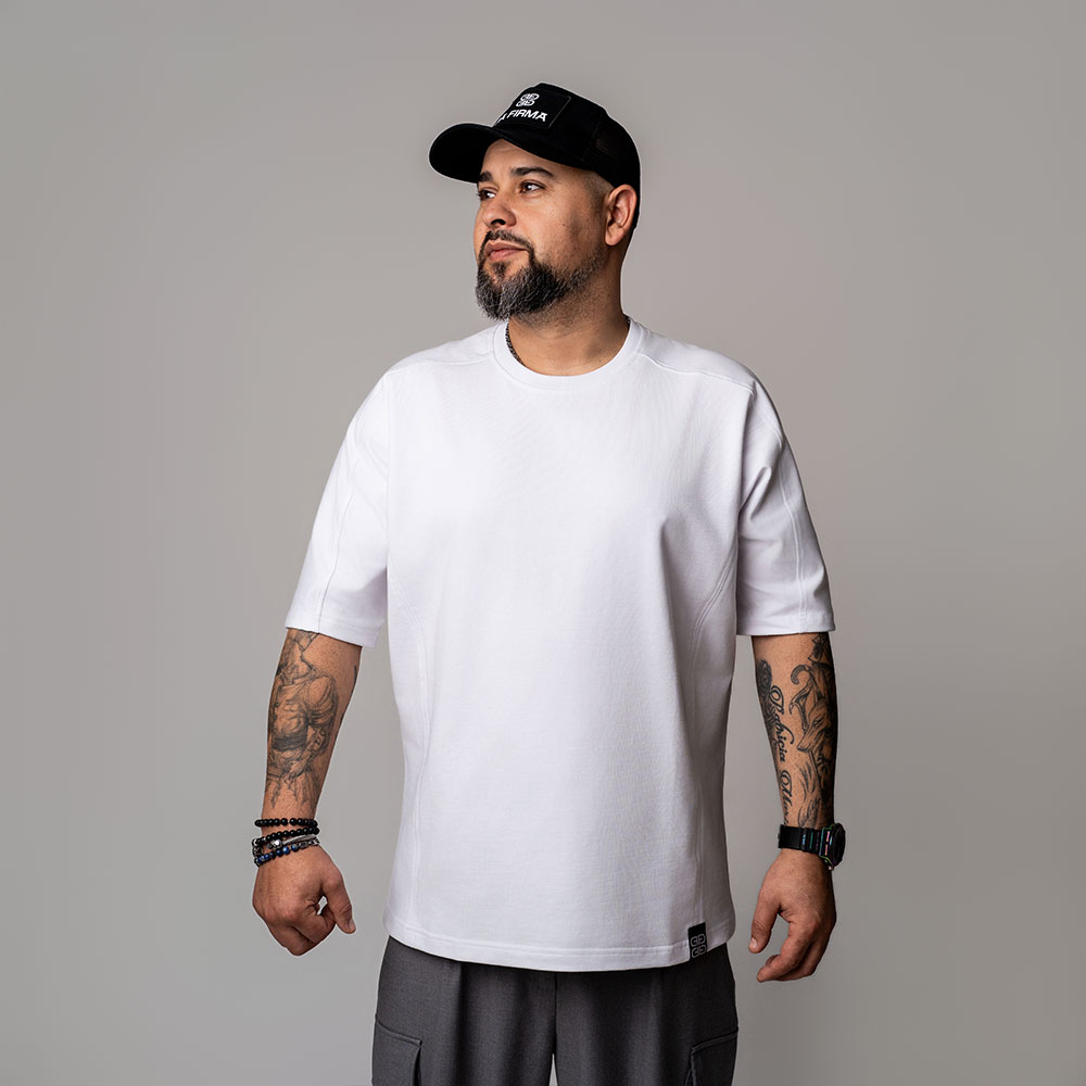 Tricou Oversize Special Alb M5 - DA FIRMA