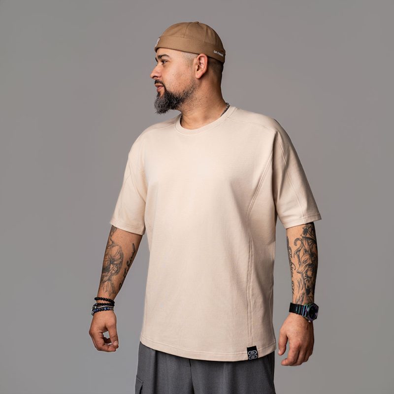 Tricou Oversize Special Crem M5 - DA FIRMA